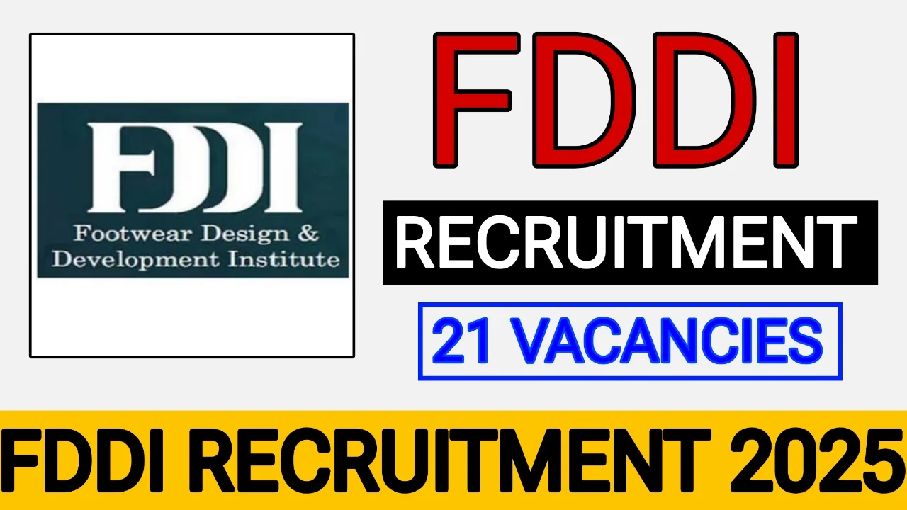 FDDI Recruitment 2025